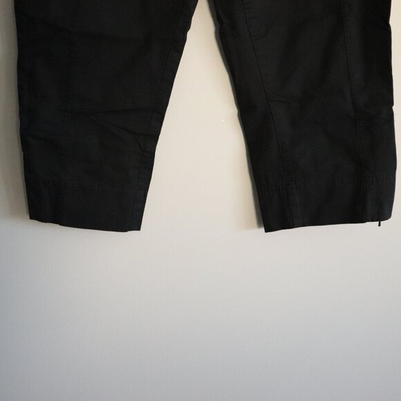 Columbia Women's Sz M Black Cropped Capri Pull On Stretch Hiking Stretch Pants - Picture 10 of 12